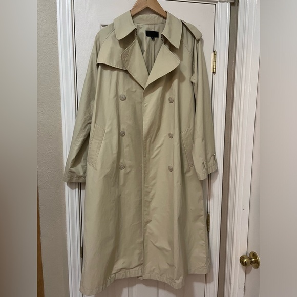 NWT NILI LOTAN Tanner Trench Coat in Eggshell Size Small - Picture 4 of 16